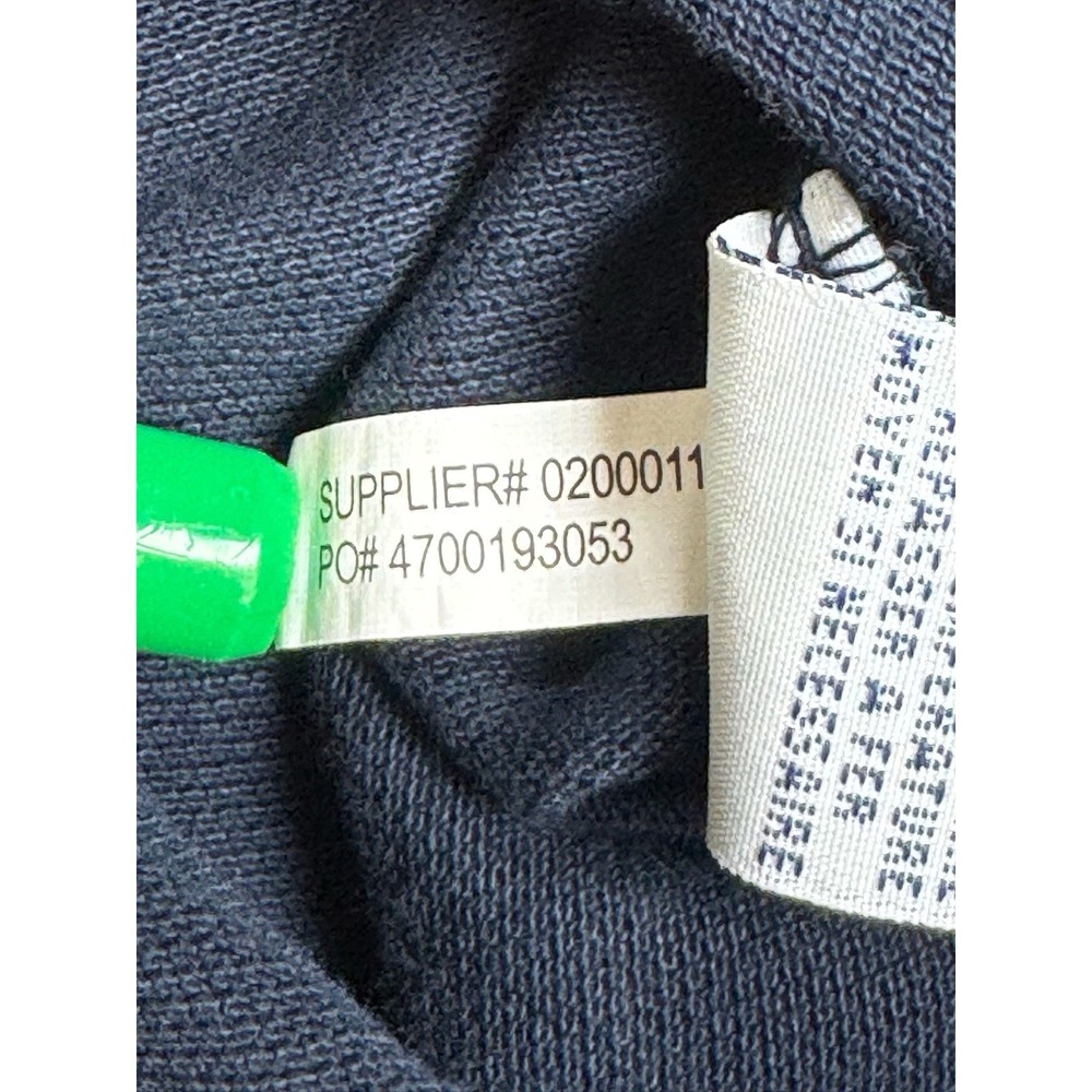 Polo By Ralph Lauren Big Pony Polo Shirt Mens Size L Navy Custom Fit 3 Logo - Picture 8 of 9